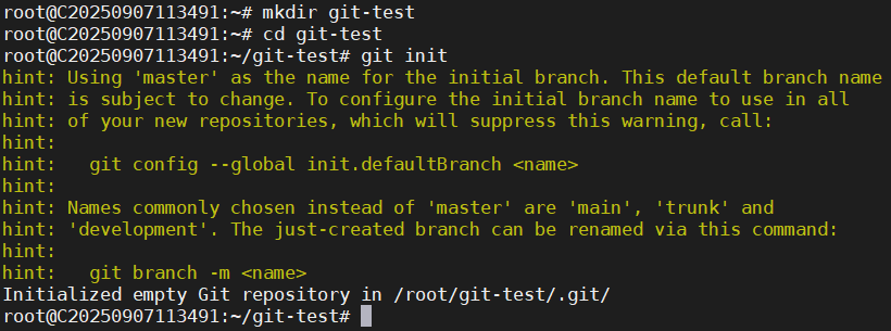 git-test-init